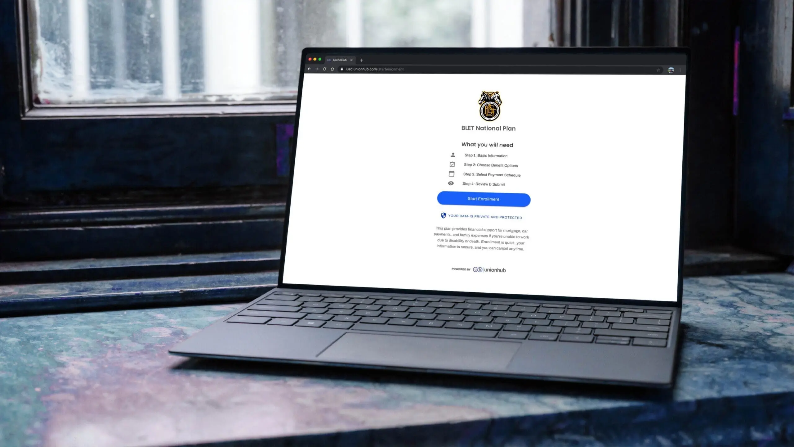 BLET VIP Enrollment Laptop